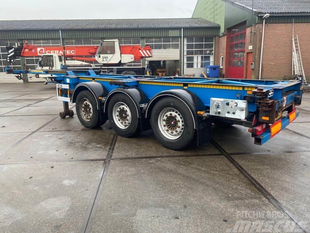 Van Hool 3 AXLE MULTICHASSIS - EXTENDABLE Semi-trailer med containerramme
