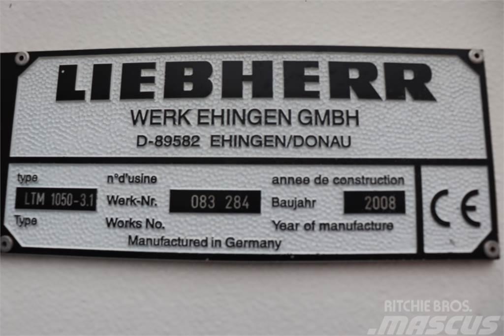 Liebherr LTM1050-3.1 Valid inspection till 03-2023, *Guaran Kraner til alt terræn