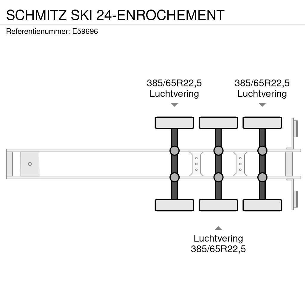 Schmitz Cargobull SKI 24-ENROCHEMENT Semi-trailer med tip
