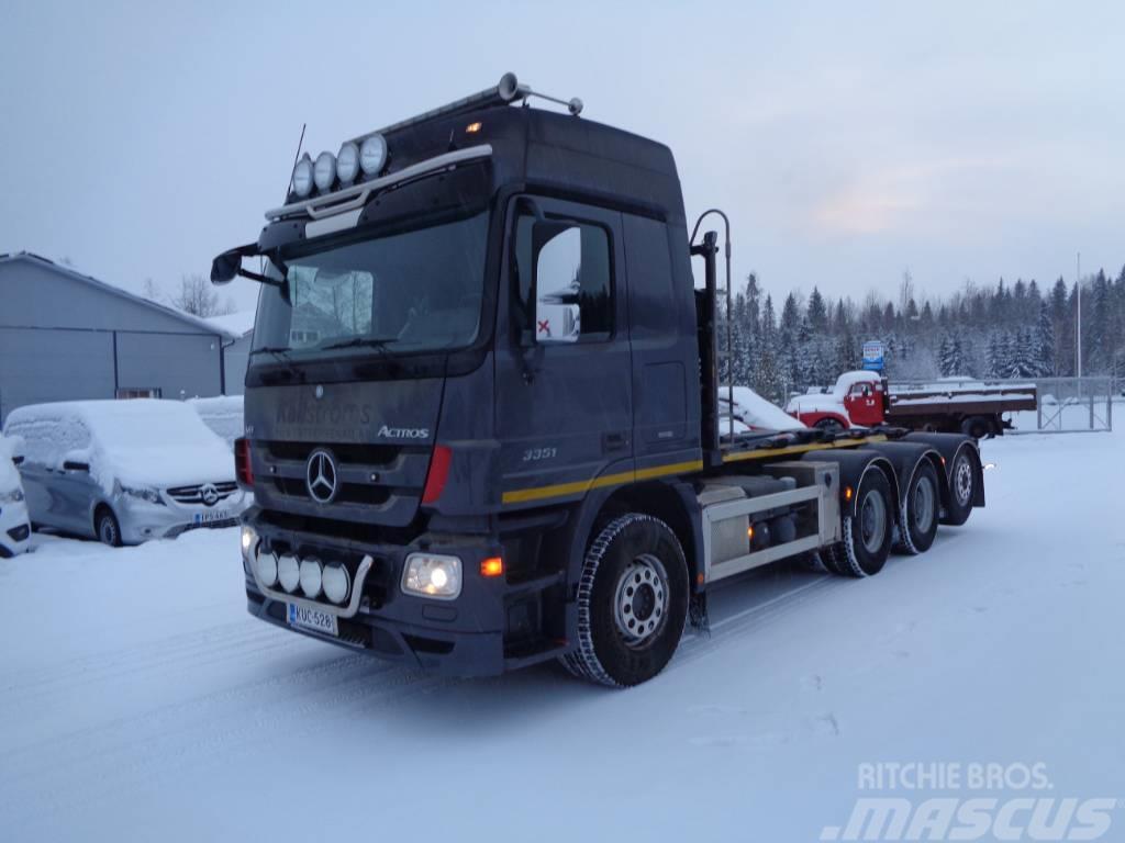 Mercedes-Benz Actros  3351 8x4 Demonterbare/wirehejs lastbiler
