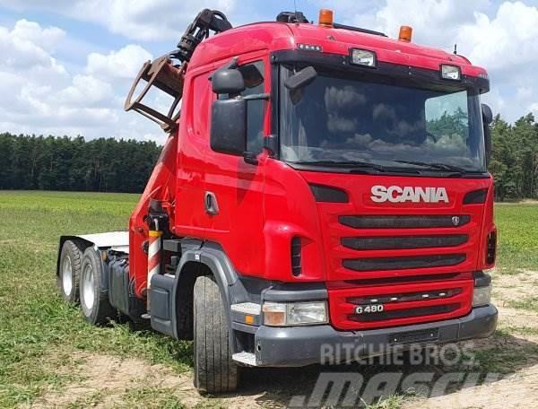 Scania G480 +Epsilon Q170Z96 Andet - entreprenør