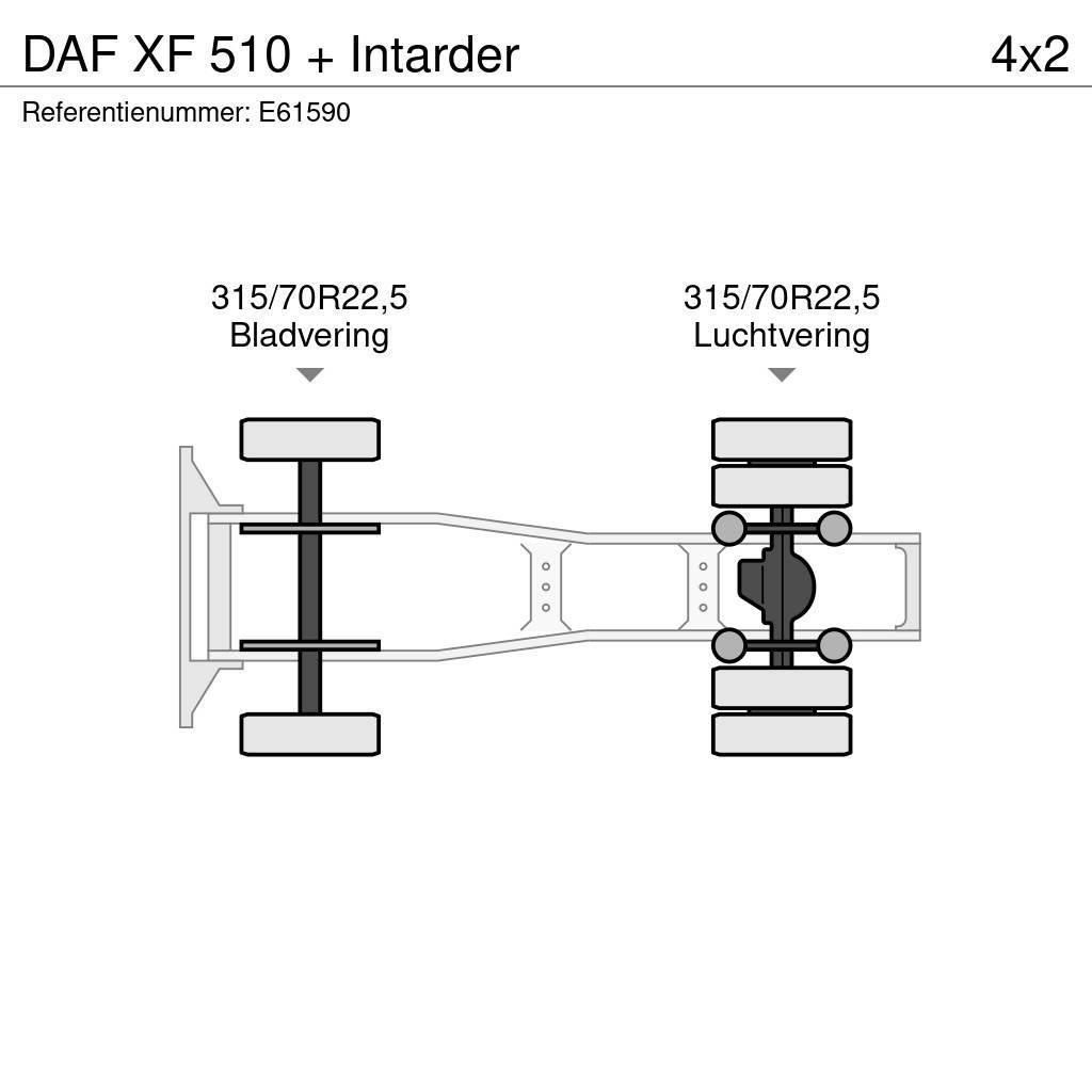 DAF XF 510 + Intarder Trækkere