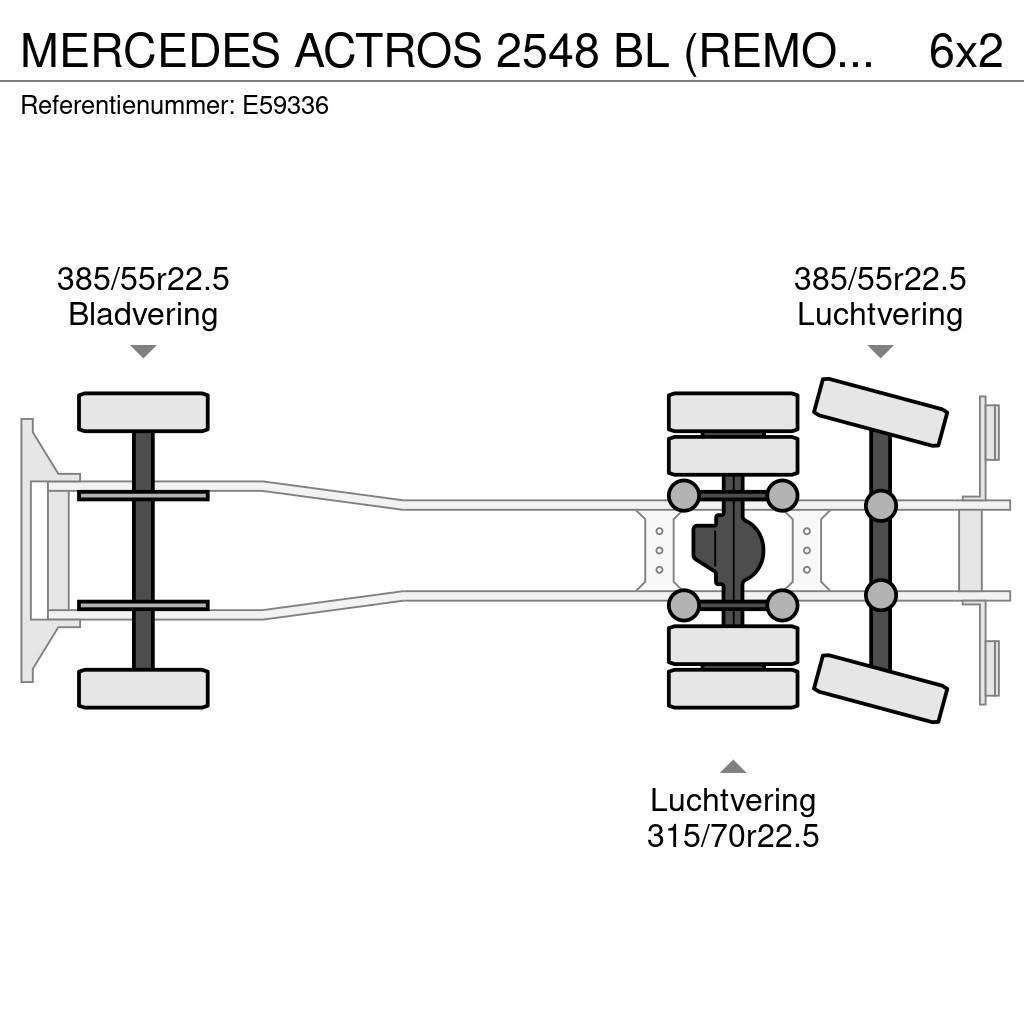 Mercedes-Benz ACTROS 2548 BL (REMORQUE:+6.000€) Lastbil - Gardin
