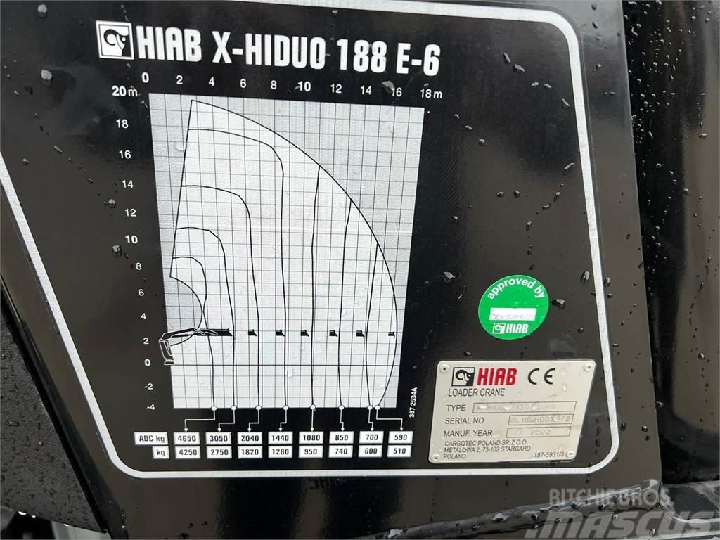 Hiab X-HIDUO 188 e-6 Lastbilmonterede kraner