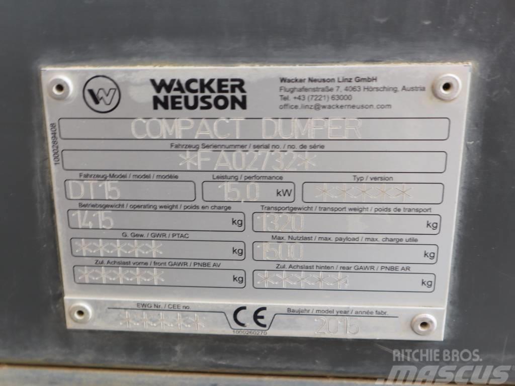 Wacker Neuson DT 15 Bælte-tipvogn