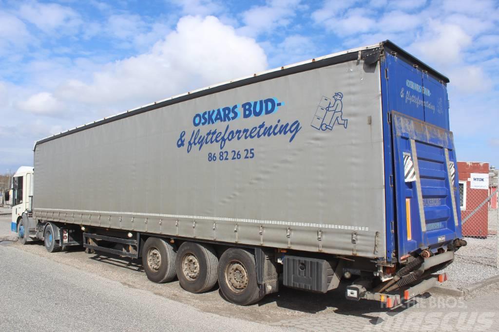 Schmitz Cargobull 3 akslet gardin trailer med lift - skyde/hævetag Semi-trailer med Gardinsider