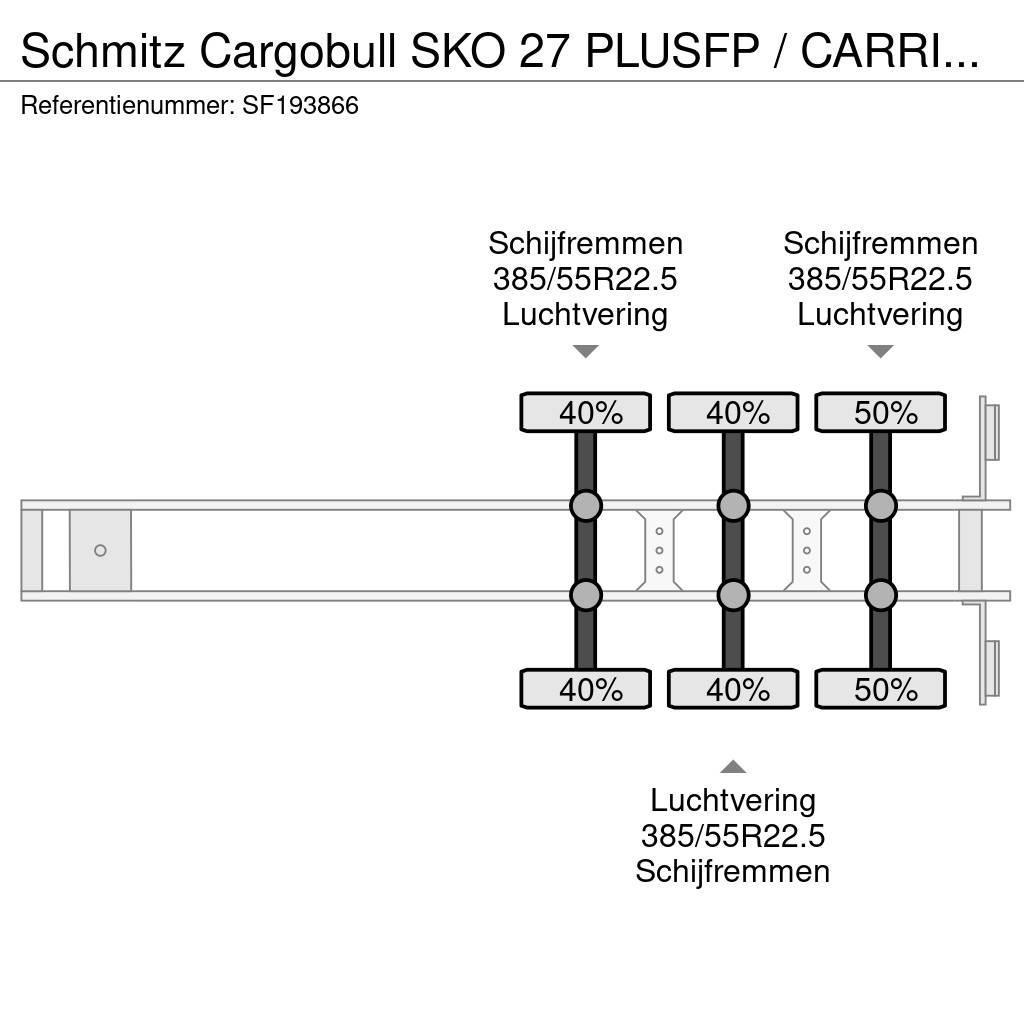 Schmitz Cargobull SKO 27 PLUSFP / CARRIER VECTOR 1800Mt Semi-trailer med Kølefunktion