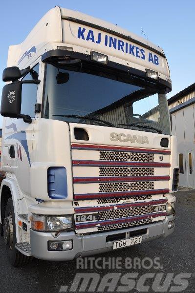 Scania 124 6X2 470 Lastbiler med containerramme / veksellad