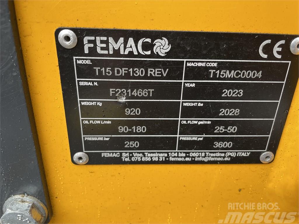 Femac T15 DF 130 REV Buskryddere / Grenknusere