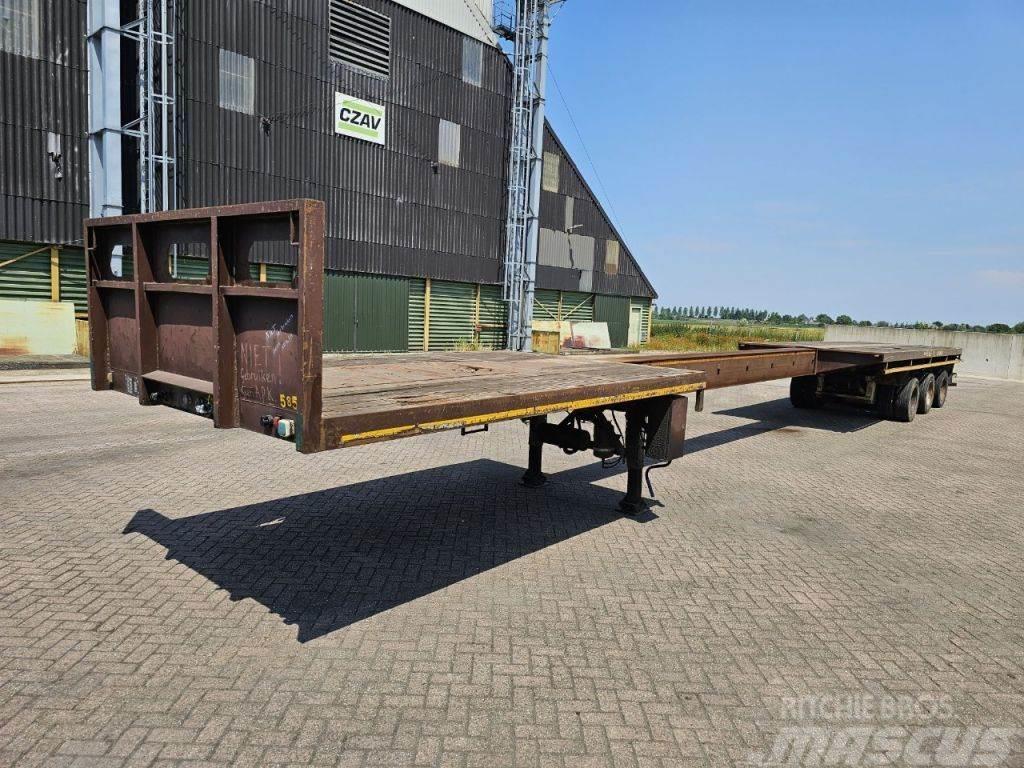 Nooteboom 7 Meter extendable - Max length 20 meter Semi-trailer med lad/flatbed