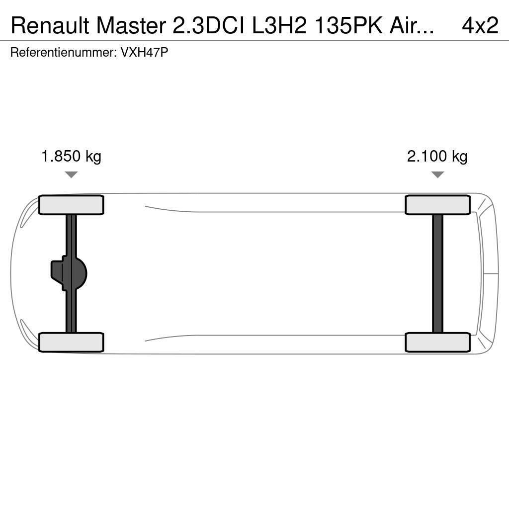 Renault Master 2.3DCI L3H2 135PK Airco Navi Cruisecontrol Varebiler