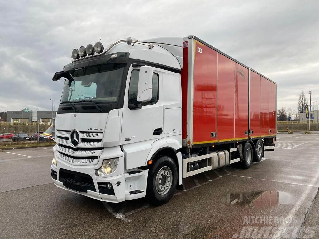 Mercedes-Benz Actros 2542 6x2*4 + SIDE OPENING 2X Fast kasse