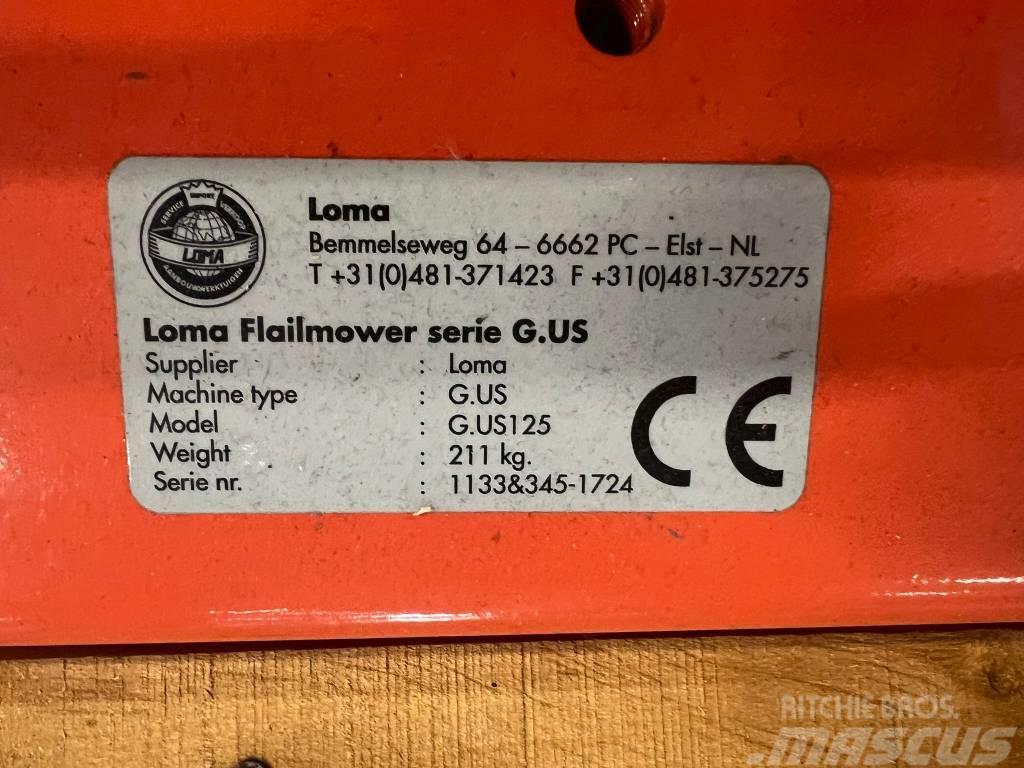 Loma G.us 125 Klepelmaaier Kompakttraktor tilbehør