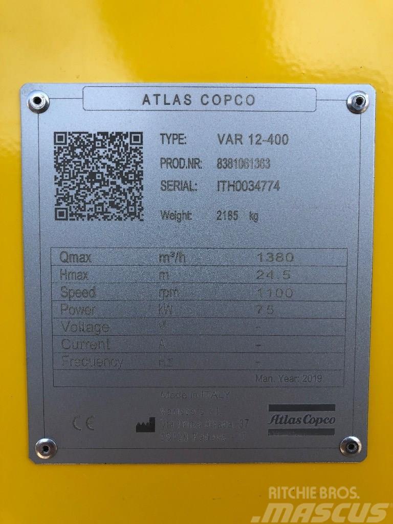 Atlas Copco VAR 12-400 Vandpumper