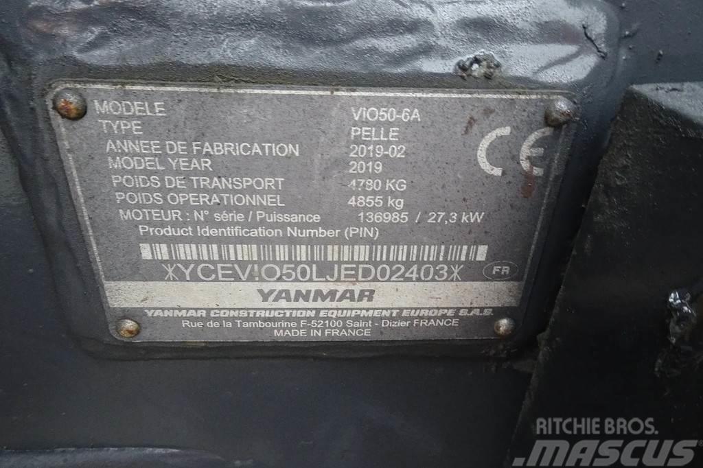 Yanmar VIO50 Rupskraan Gravemaskiner på larvebånd