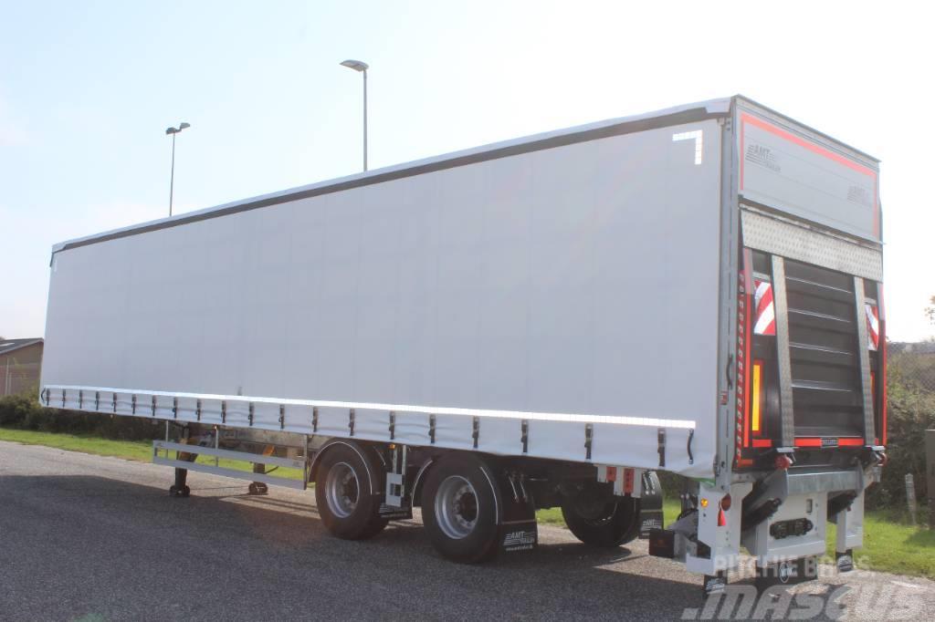 AMT 2 akslet city trailer med lift og TRIDEC- CI200 Semi-trailer med Gardinsider