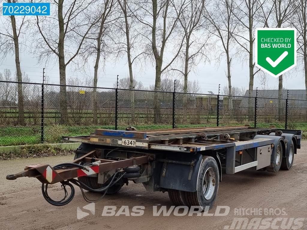 GS Meppel AI-2800 3 axles Liftachse Anhænger med containerramme