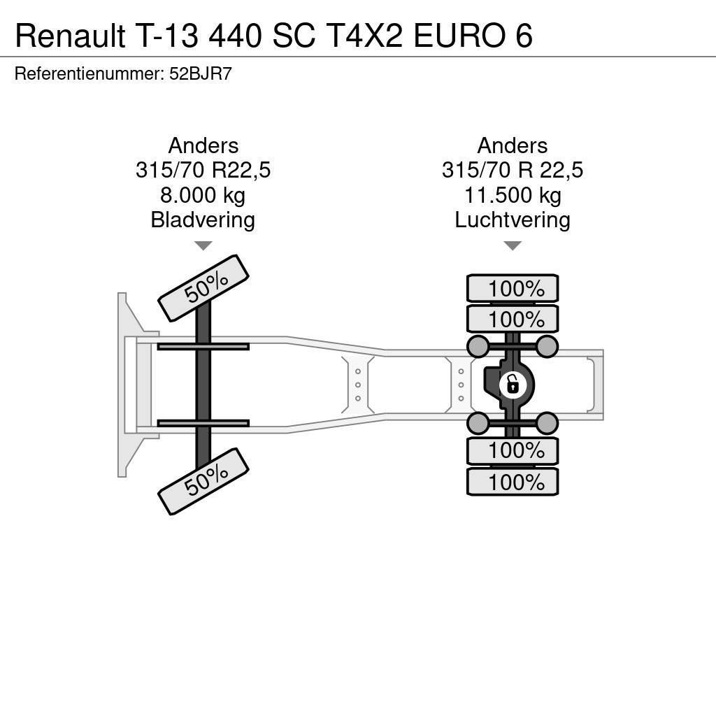 Renault T-13 440 SC T4X2 EURO 6 Trækkere