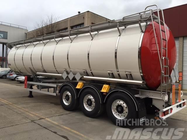Van Hool L4BH 37500 liter 7300 kg Semi-trailer med Tank