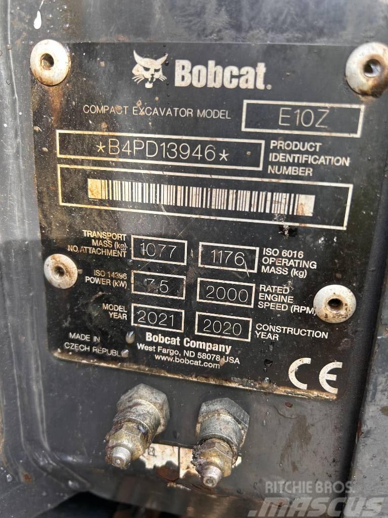 Bobcat E10 Minigravemaskiner