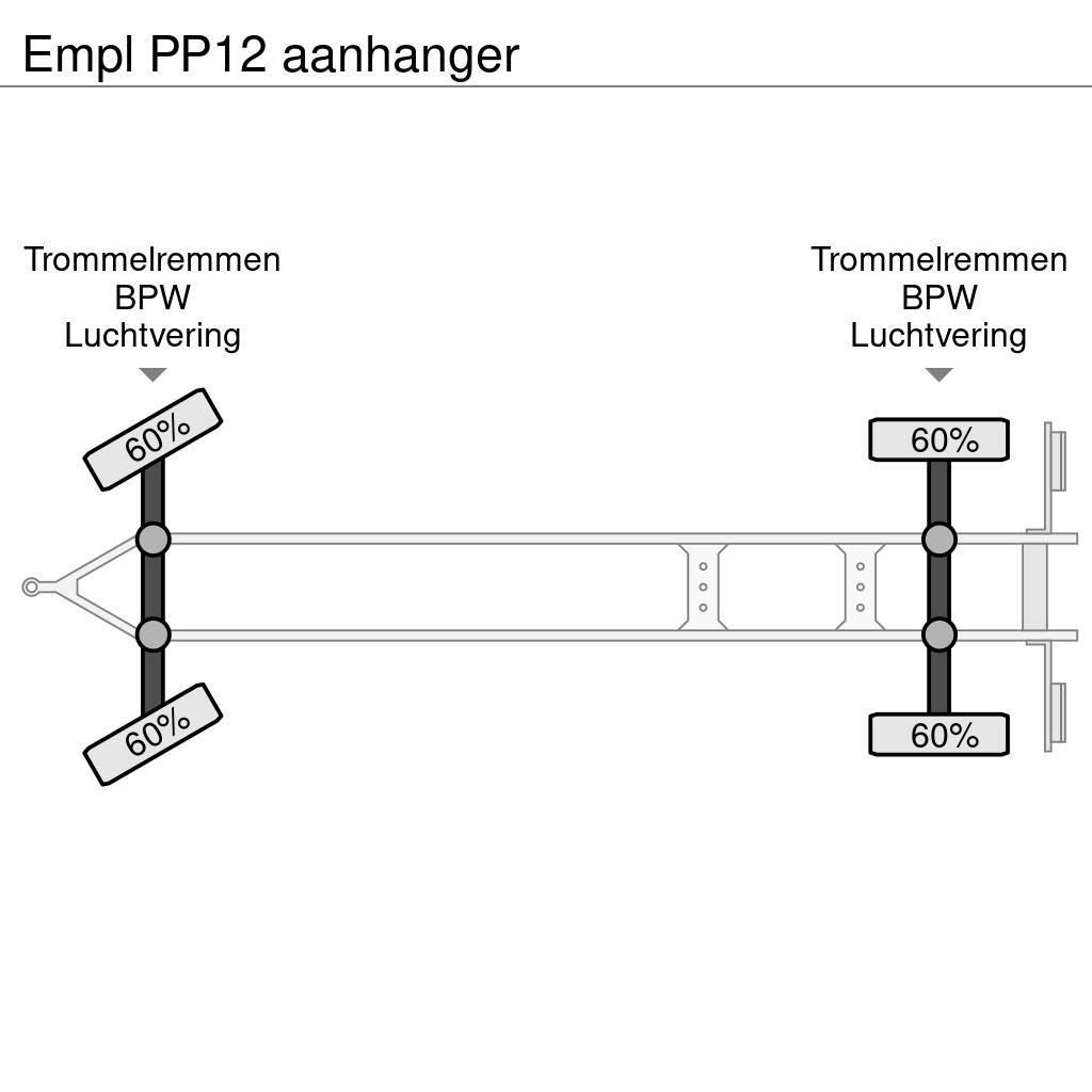 Empl PP12 aanhanger Anhænger med lad/Flatbed