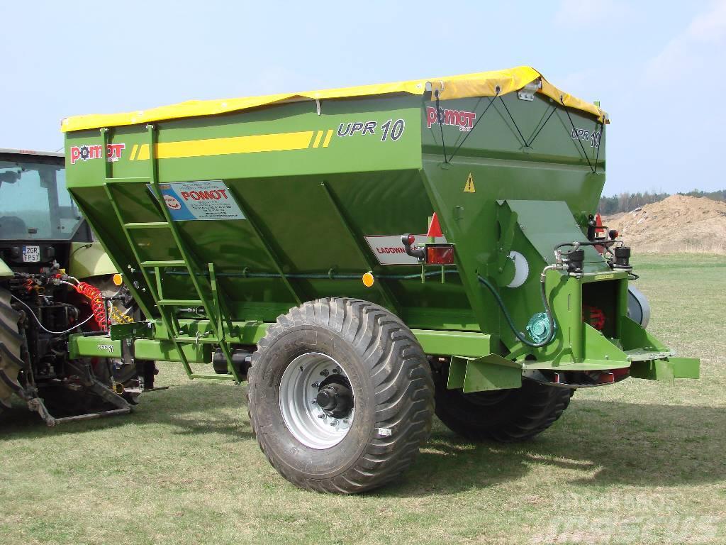 Pomot UPR 10 tones fertilizer and lime spreader, DIRECT Mineralspreder
