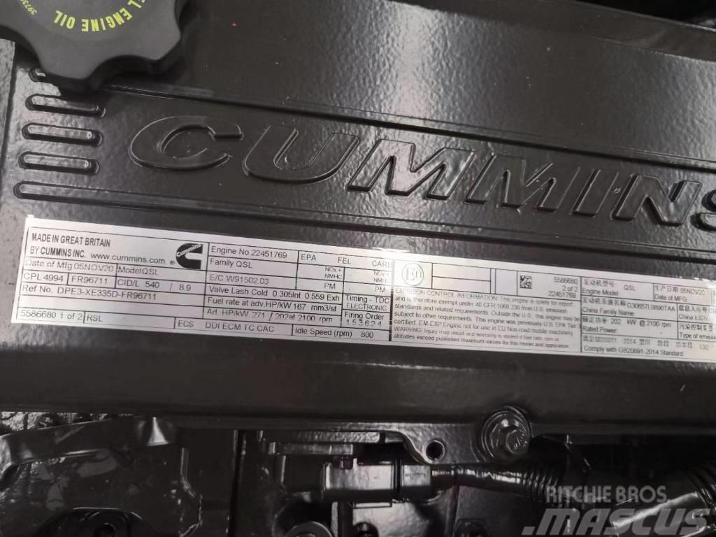 Cummins QSL9 CPL4994 construction machinery engine Motorer