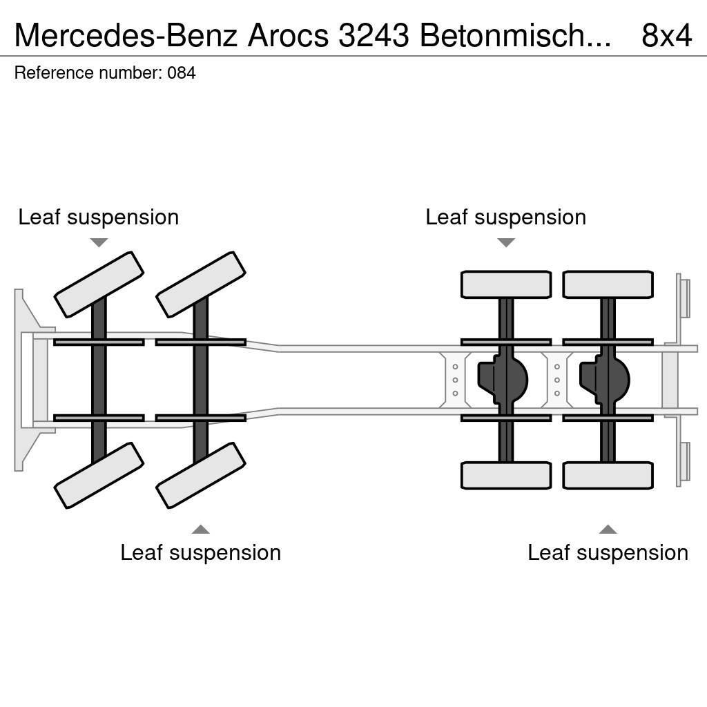 Mercedes-Benz Arocs 3243 Betonmischer 9 m³+Förderband Mit Funk Betonbiler