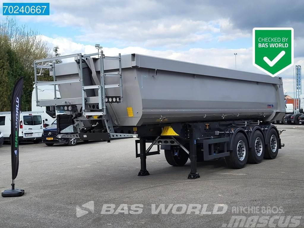 Schmitz Cargobull SCB*S3D 3 axles 31m3 Liftachse Semi-trailer med tip