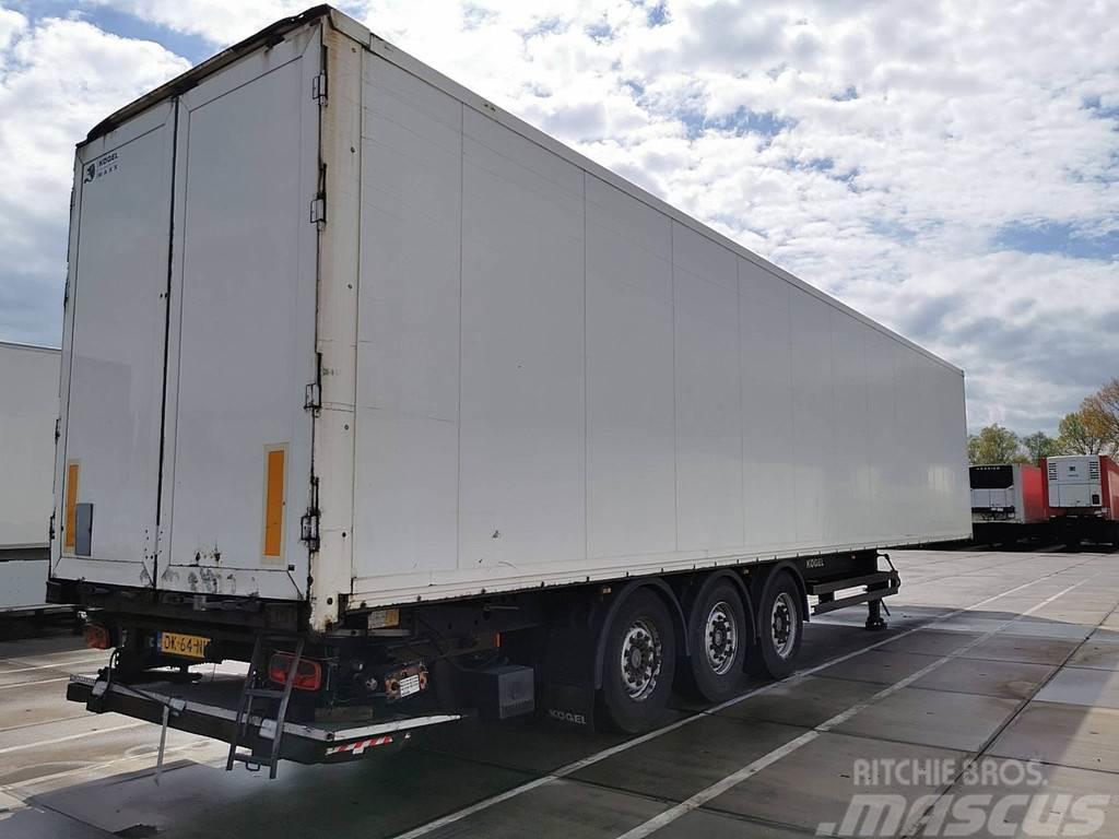Kögel S 24 saf axles taillift Semi-trailer med fast kasse