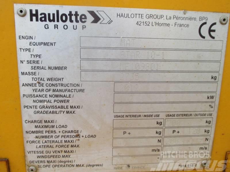 Haulotte Star 10 Søjlelifte
