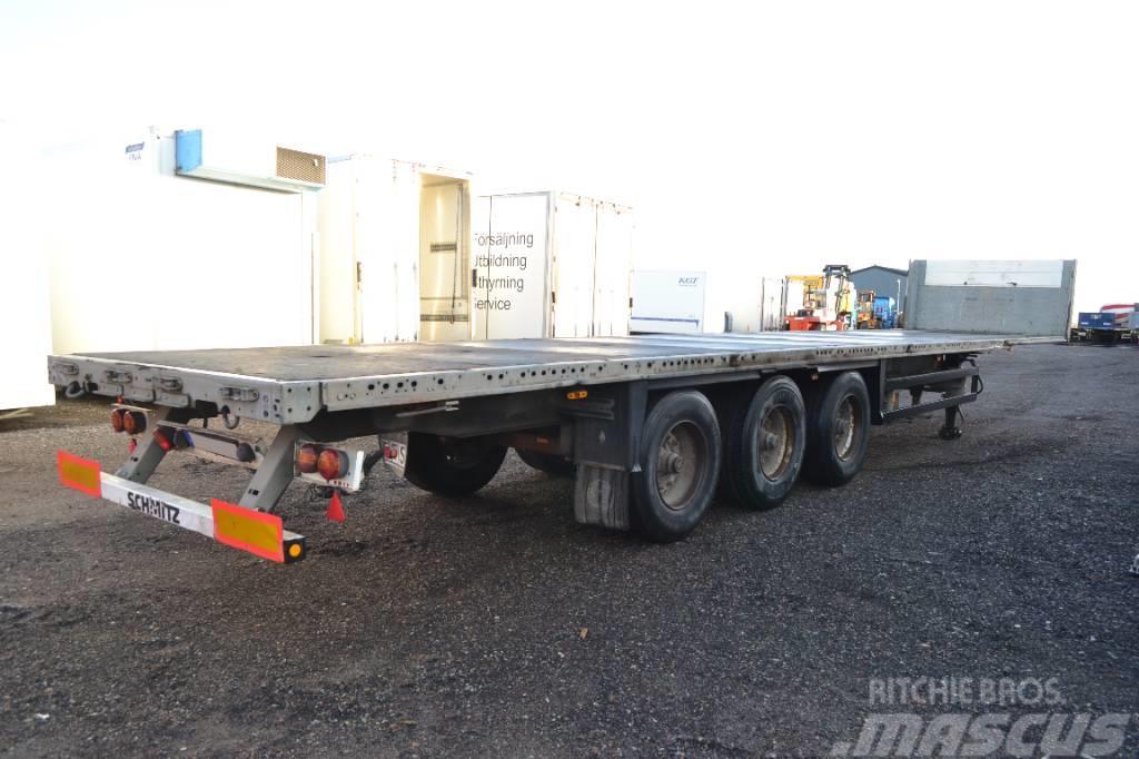 Schmitz S01 Serie 6377 Semi-trailer med lad/flatbed