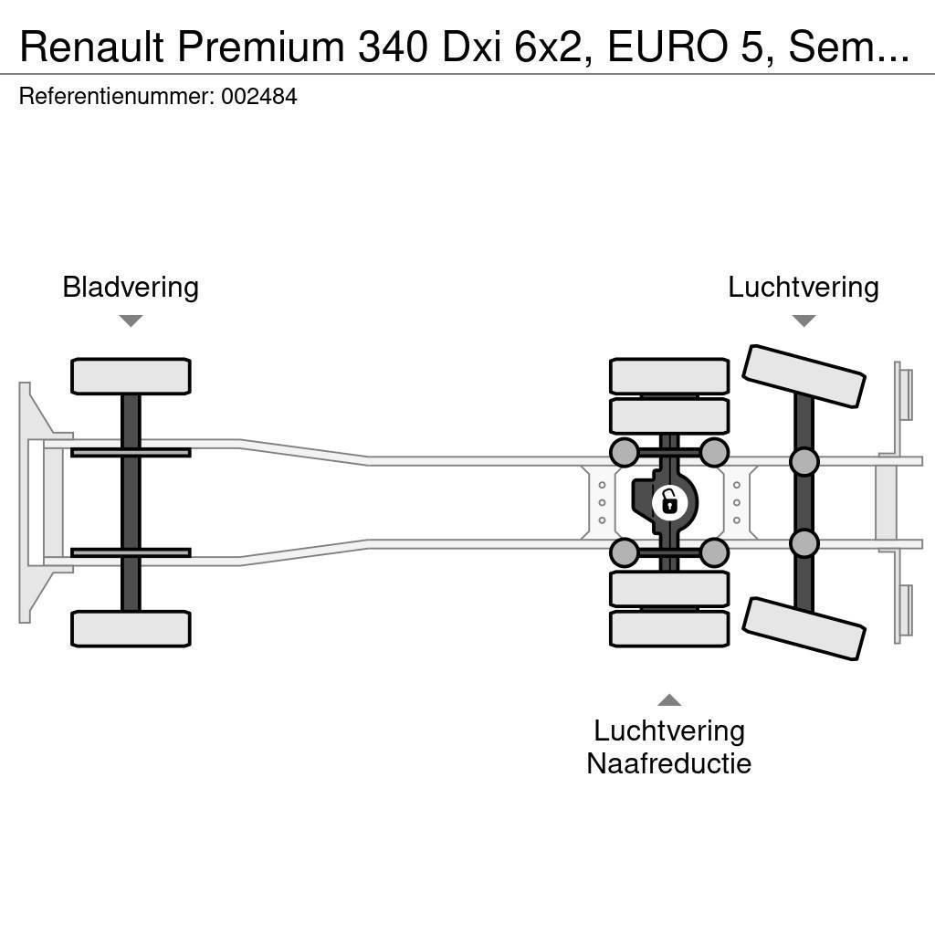 Renault Premium 340 Dxi 6x2, EURO 5, Semat Zoeller Renovationslastbiler