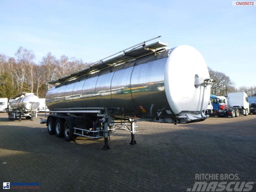 BSL Bitumen tank inox L4BH 30.8 m3 / 1 comp Semi-trailer med Tank