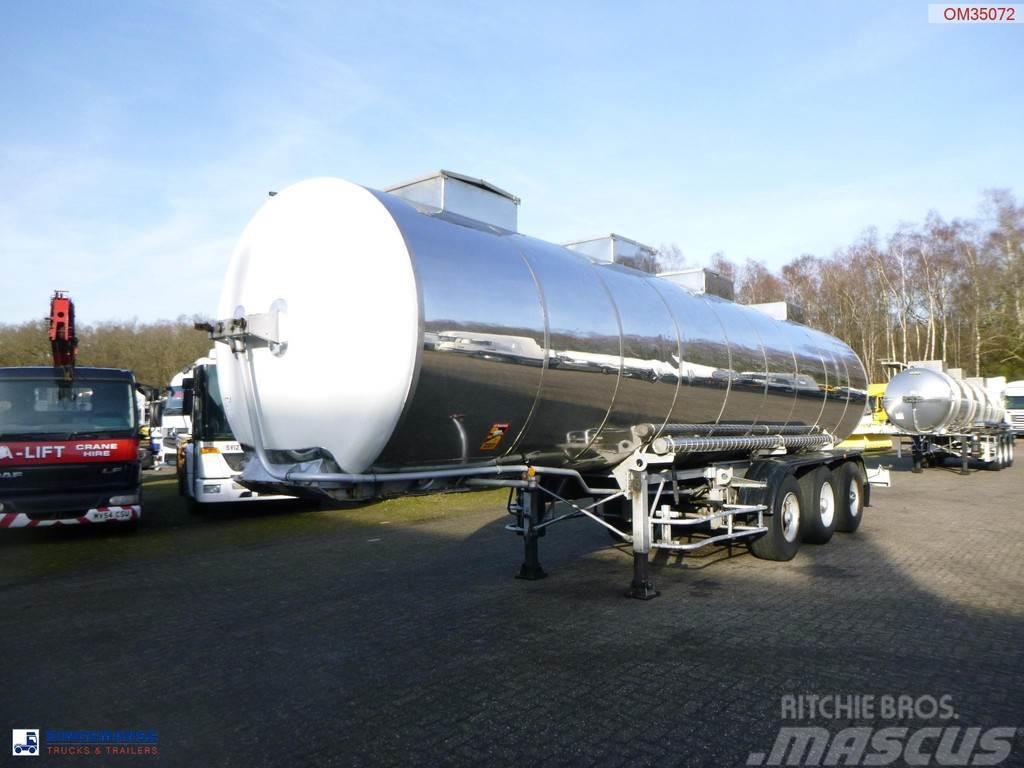 BSL Bitumen tank inox L4BH 30.8 m3 / 1 comp Semi-trailer med Tank