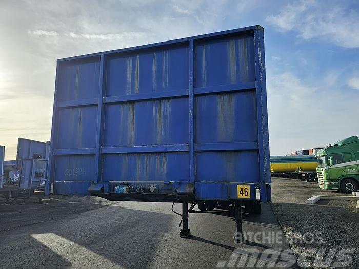 Contar B1828 dls| heavy duty| flatbed trailer with contai Semi-trailer med lad/flatbed