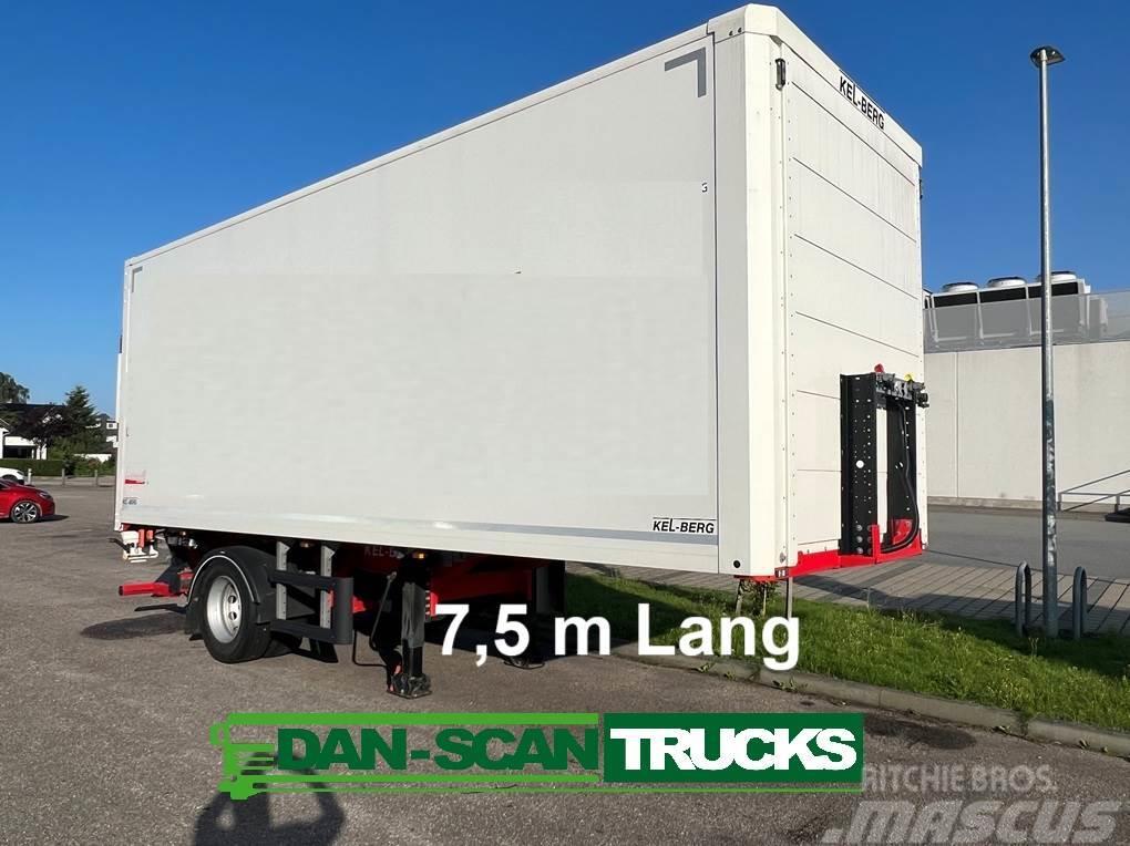 Kel-Berg 7,5m Semi-trailer med fast kasse