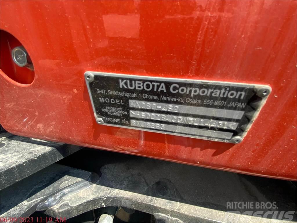 Kubota KX080-4 Gravemaskiner på larvebånd