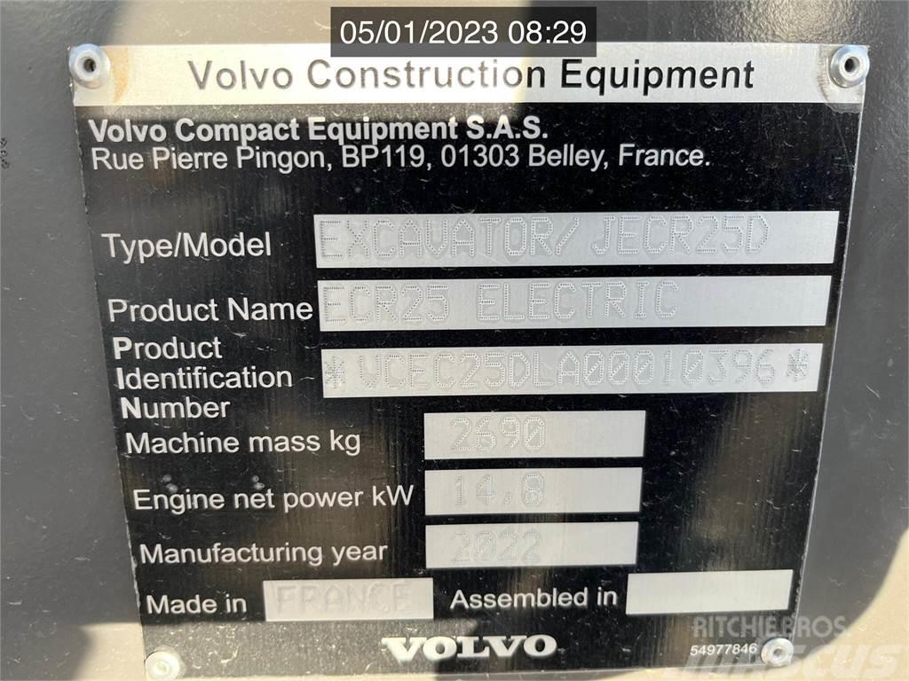 Volvo ECR25 ELECTRIC Minigravemaskiner
