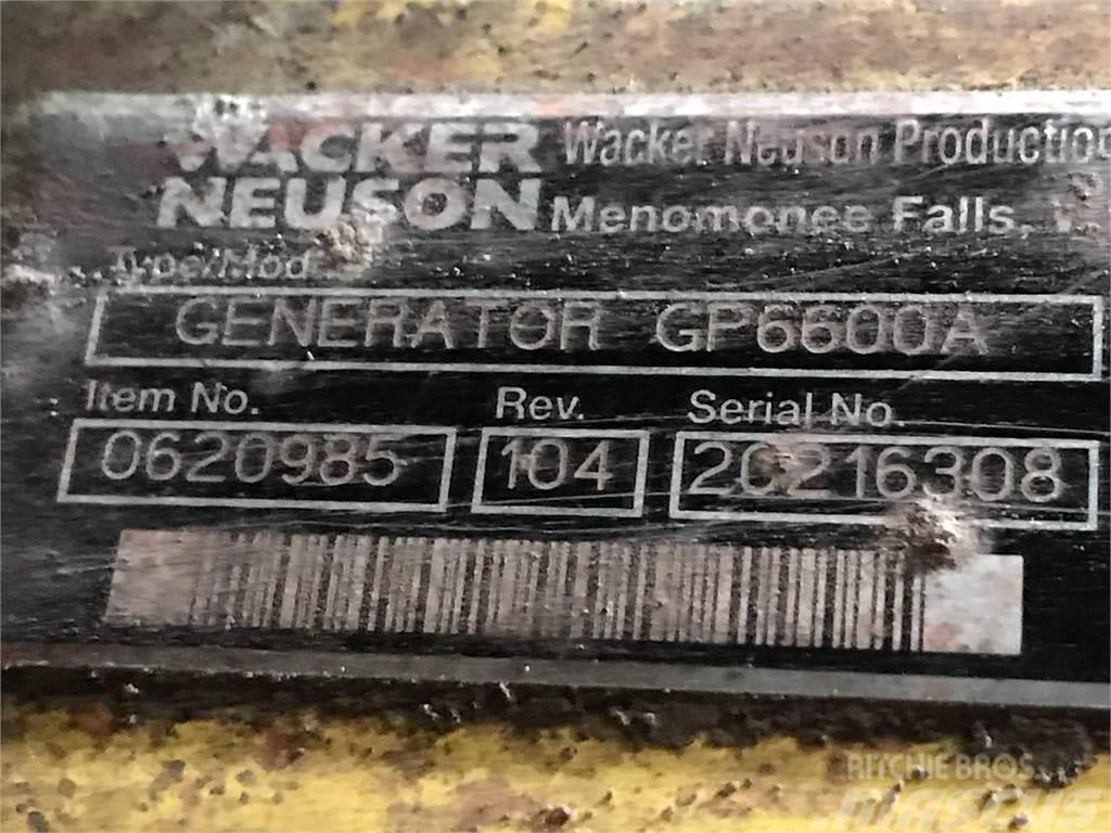 Wacker Neuson GP6600A Andre generatorer
