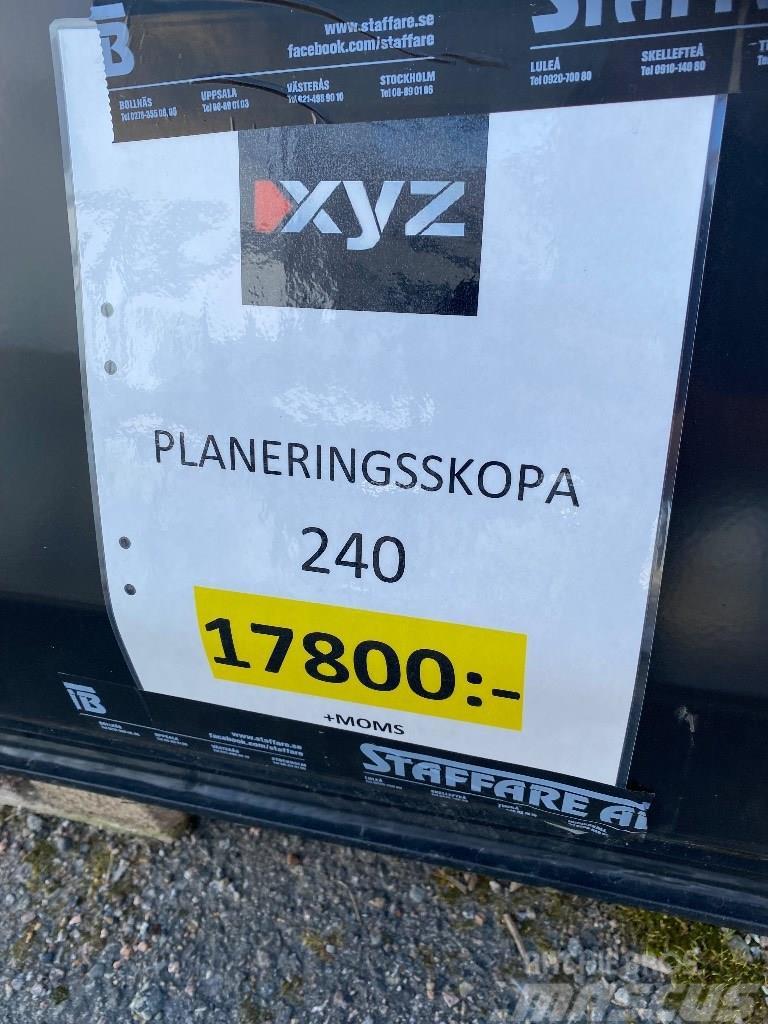 XYZ Planeringsskopa 240 Tilbehør til frontlæsser