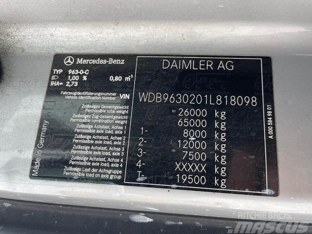 Mercedes-Benz Actros 2551 6x2*4 EURO5 + RETARDER Fast kasse