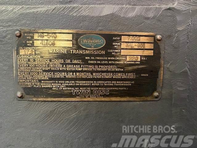  Twin Disc MG540 Marinetransmissioner