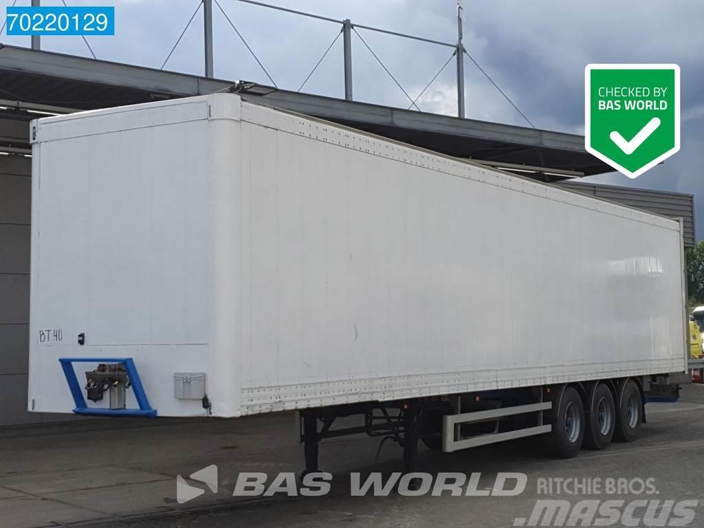 SDC 3 axles Rollenbett Semi-trailer med fast kasse