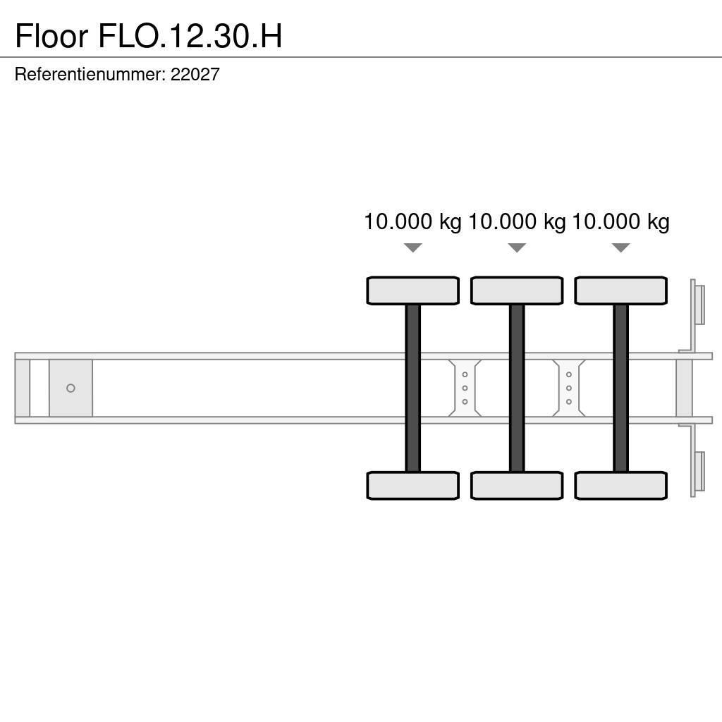 Floor FLO.12.30.H Semi-trailer med lad/flatbed