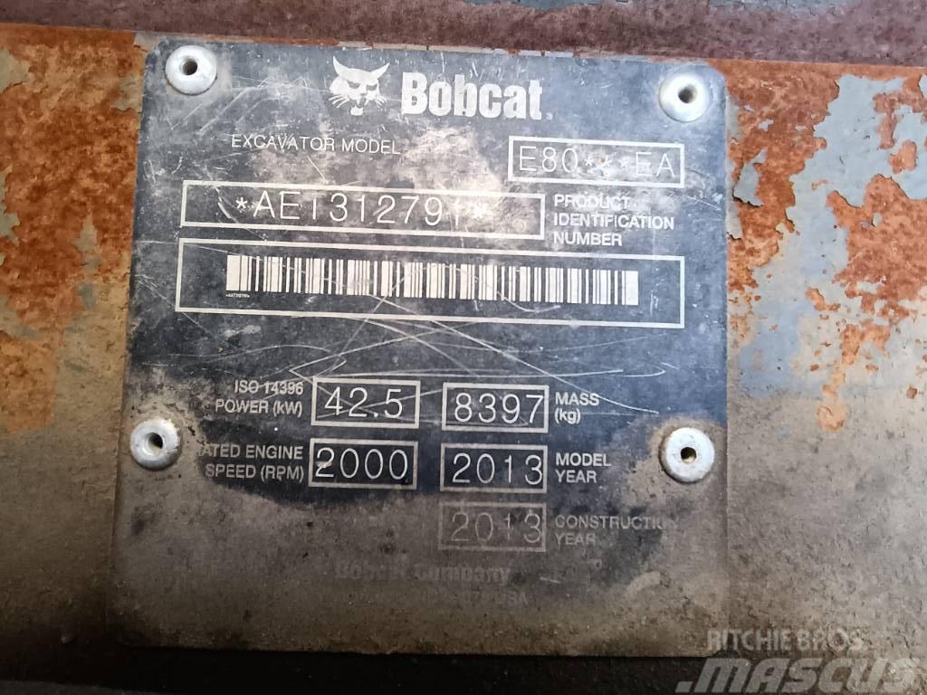 Bobcat E 80 EA Midi-gravemaskiner 7t - 12t