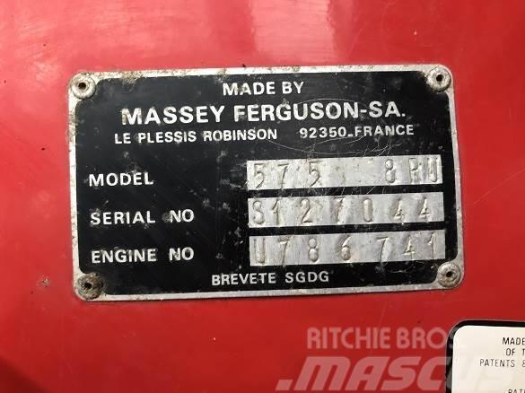  MASSEY FERGUSON-SA 575 FWD CW LOADER Andet - entreprenør