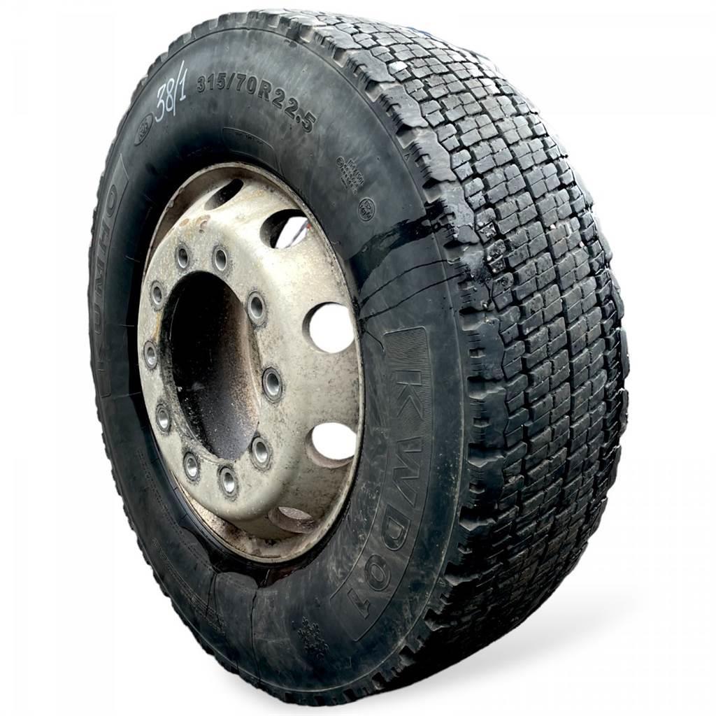 Kumho TGX 26.540 Dæk, hjul og fælge