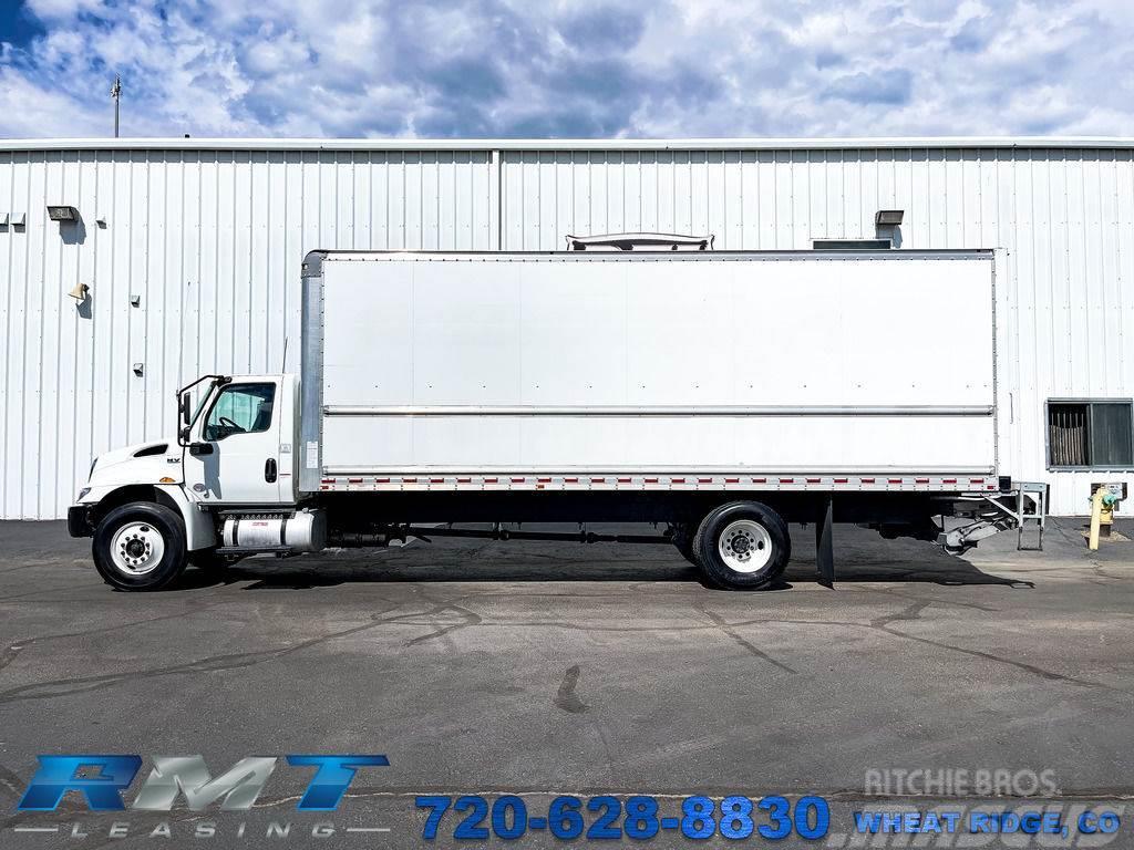 International MV607 26' Box Truck, Lift Gate & Ramp Fast kasse