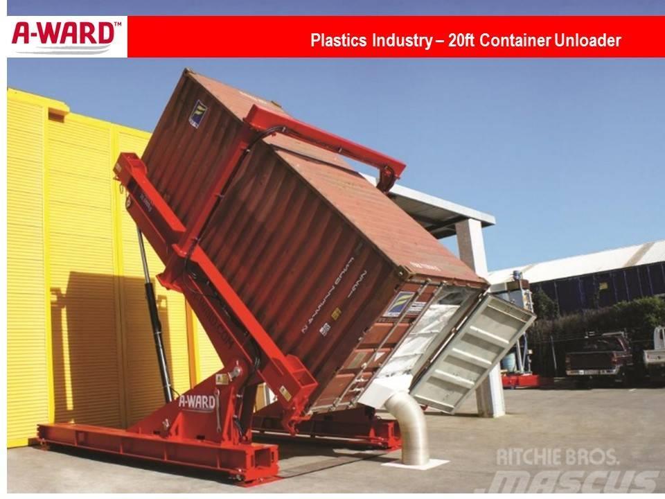 A-Ward Container UNLOADER - Unloading of bulk material Materialehåndteringsmaskiner - Havn